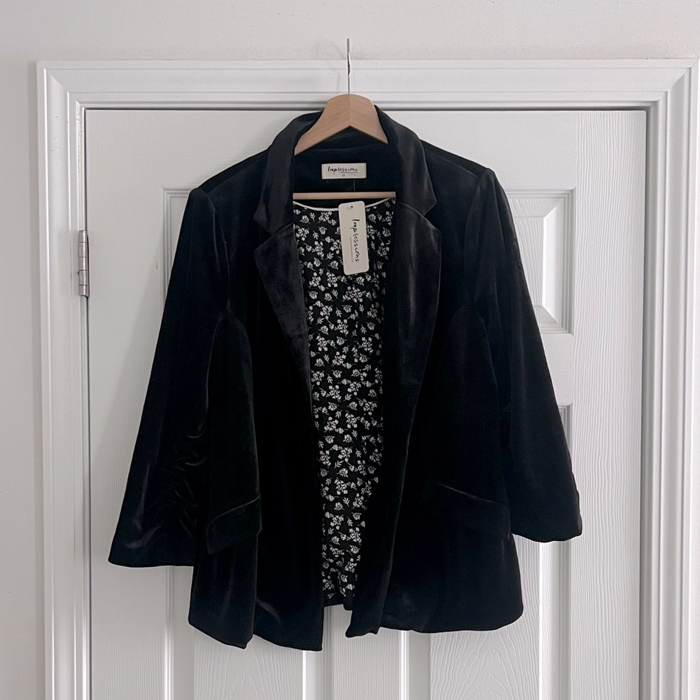 Velvet Blazer | 1X